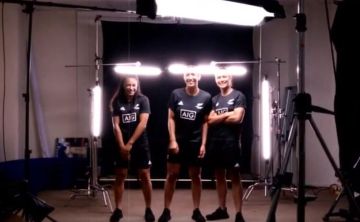 Celebrating IWD with Black Ferns Sevens